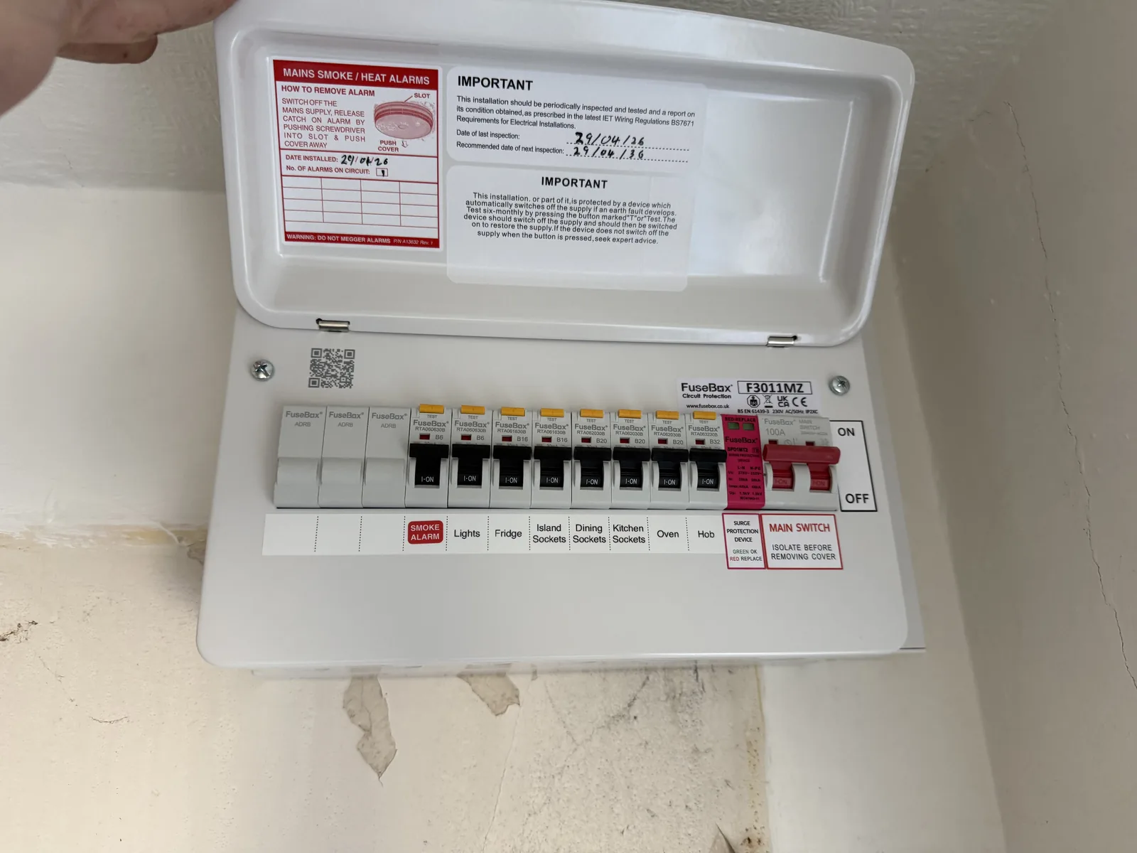 Kitchen Extension Rewire in Mumbles