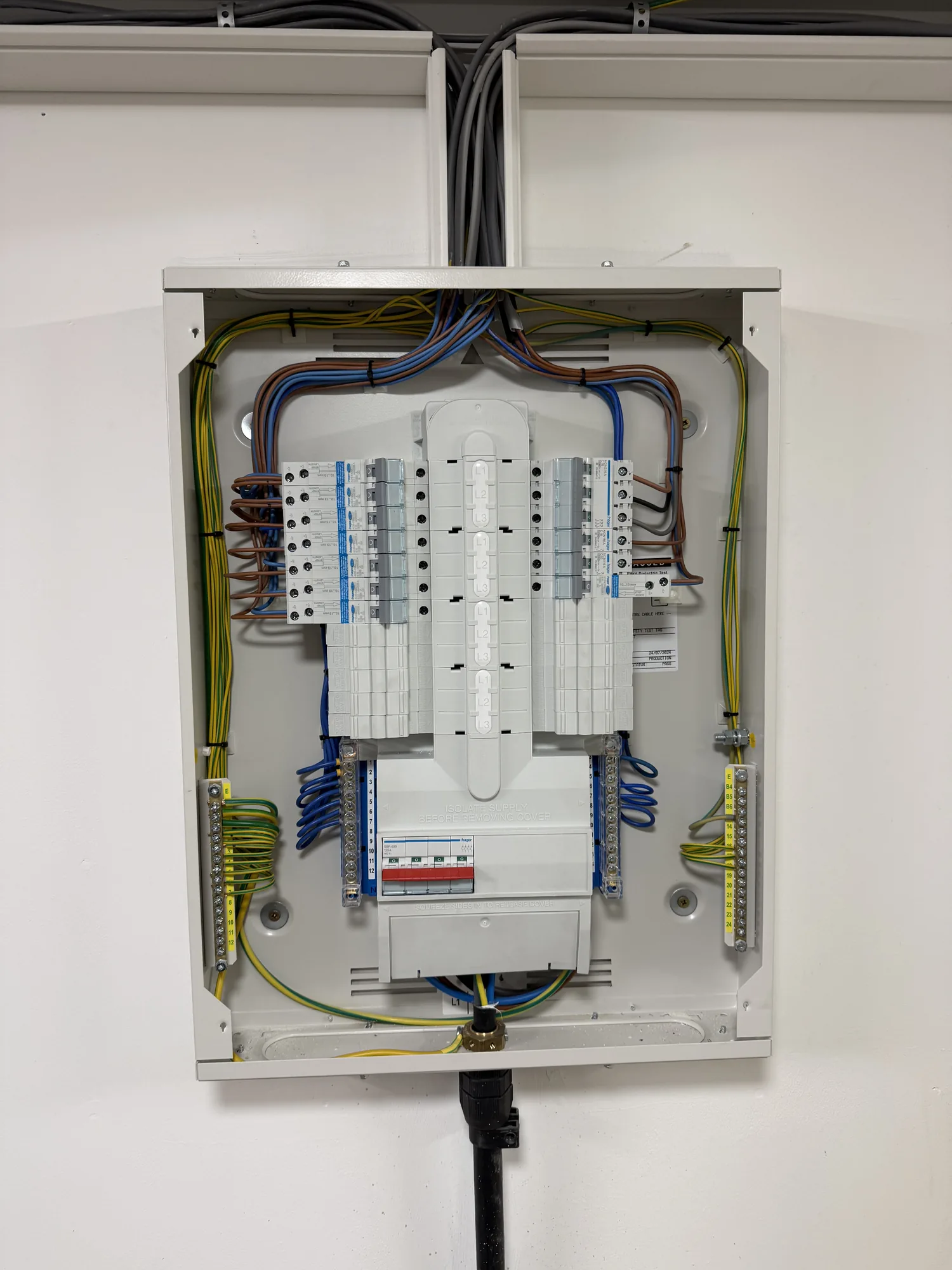 Commercial electrical installation in Swansea